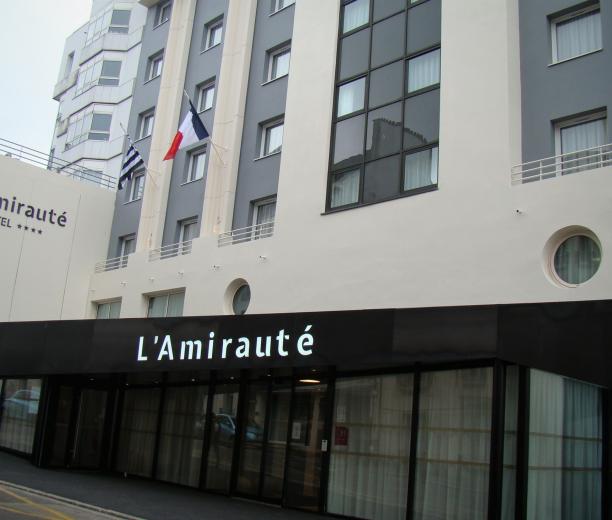 Devant de l'hôtel Amirauté - hotel 4 etoiles brest