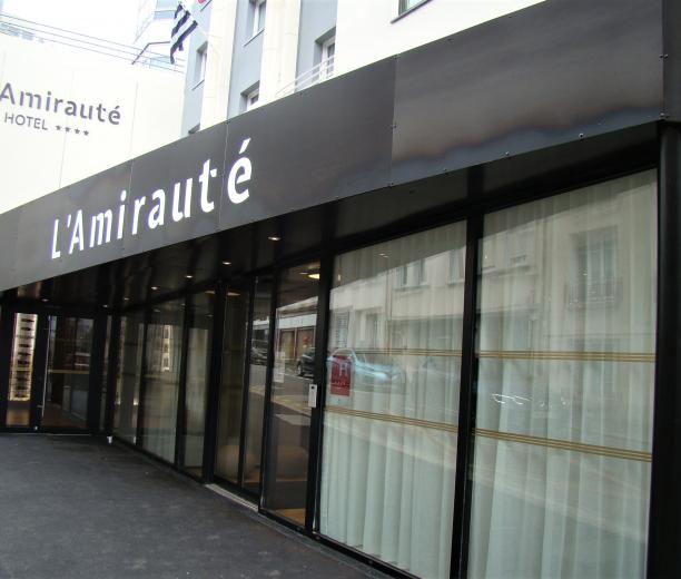 Devant de l'hôtel Amirauté - hotel 4 etoiles brest